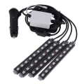 Pikkukuva 2 / 8: Auton lattian valaisin 36kpl LED 4in1 RGB Neon - Äänenhallinta