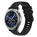Miniatyrbillede 1 af 4: Silikonearmbånd til Samsung Galaxy Gear S3 Classic - Sort