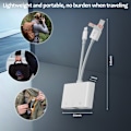 Pikkukuva 8 / 8: Ethernet-sovitin USB-C:llä, Lightningilla ja USB:llä - Plug and