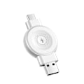 Pikkukuva 1 / 3: XO Langaton laturi älykellolle USB &amp; USB-C 2.5W:lla