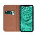 Miniatyrbillede 3 af 4: Lædercover med stativ til iPhone 14 Pro Max  black
