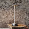 Miniatyrbillede 2 af 5: Bordlampe/natlampe med touch-kontrol og USB-opladning - Sølv