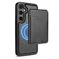 Pikkukuva 1 / 6: Kortinpidike ja jalusta magnet - Samsung Galaxy S25 - Svart kan