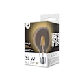 Miniatyrbillede 2 af 3: Forever LED-lampe Filament E27 G95 4W 230V 2200K 400lm