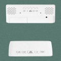 Miniatyrbillede 2 af 2: LED-vækkeur med røde tal - sort