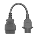Pikkukuva 5 / 6: ODB2 Adapteri- Volvo 8 Pin Naaras OBDII 16 Pin Naaraaseen