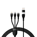 Miniatyrbillede 1 af 2: Baseus Flash Series 2 3-i-1 USB-kabel 100W med USB-C, mikro-USB