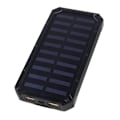 Miniatyrbillede 2 af 3: Powerbank 9000mAh med Solcelleopladning - Sort