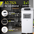 Pikkukuva 2 / 10: Adler Ilmastointilaite - 5000 BTU, 20 m²