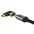 Pikkukuva 3 / 3: Goobay Kulmattu HDMI-sovitin 270° 8K 60Hz kullattu kullattu