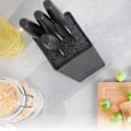 Pikkukuva 2 / 3: Masterchef veitsisetti – 5 keittiöveistä ja veitsiteline, ruost