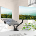 Miniatyrbild 2 av 5: Laptophållare 11,6-17,3 tum för montering på skärmstativ