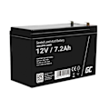 Miniatyrbillede 1 af 3: Green Cell AGM Batteri 12V 7.2Ah