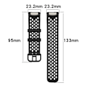 Miniatyrbillede 3 af 4: Silikoneurrem til Fitbit Charge 5 /6  - Sort