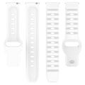Miniatyrbillede 3 af 3: Silikonearmbånd til Samsung Galaxy Watch 7 20mm - Hvid