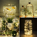 Miniatyrbillede 3 af 7: Lyskæde / Led-kæde - 2m hvidt lys