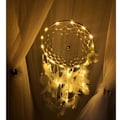 Miniatyrbillede 4 af 4: Hvid drømmefanger med LED-belysning - 2 m