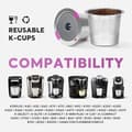Miniatyrbillede 5 af 7: Genanvendelig K-Cup-filterkapsel i rustfrit stål til Keurig / g