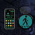 Miniatyrbillede 2 af 3: LED-emoji-panel med fjernbetjening og Bluetooth-forbindelse