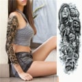 Miniatyrbillede 2 af 2: Uægte Tatovering Helarm - Sort/Hvid