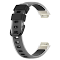 Miniatyrbillede 2 af 3: Silikonearmbånd til Fitbit Inspire 3 - sort/klar