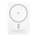 Pikkukuva 1 / 3: Powerbank 5000mAh MagSafe- ja langattomalla latauksella - Valko