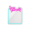 Pikkukuva 1 / 4: LED Neon peilin valaistus himmentimellä - Love Yourself