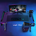 Miniatyrbild 6 av 6: Gamingbord med RGB - Svart