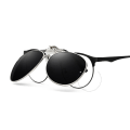 Miniatyrbillede 3 af 4: Clip-on Aviator Solglasögon - Svart färg