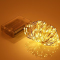 Miniatyrbillede 6 af 9: Lyskæde / Led-kæde 10meter - 100st gule pærer