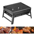 Minigrill / hopfällbar och portabel kolgrill för camping och pi