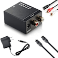 Miniatyrbillede 3 af 7: Optisk Toslink-adapter til analog RCA
