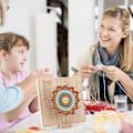 Miniatyrbild 2 av 3: Blockeringsbräda för stickning och virkning med tillbehör