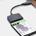 Pikkukuva 2 / 10: SATA-USB 3.0 -kaapeli 2,5" kiintolevylle, jossa on suuri siirto