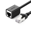 Miniatyrbillede 1 af 3: Ugreen RJ45 forlængerkabel Cat 6 FTP 1000 Mbps 2m - Sort