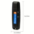 Miniatyrbillede 3 af 3: Kompakt USB-diktafon / stemmeoptager / minioptager med klar lyd
