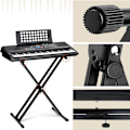 Miniatyrbild 2 av 7: Robust & justerbart Piano- och keyboardstativ
