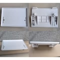 Miniatyrbillede 2 af 2: Hvid sengehylde i ABS-plast - 32 cm