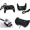 Miniatyrbild 2 av 2: Klassisk Gamepad Handkontroll för Nintendo Wii - Svart