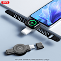 Pikkukuva 3 / 3: XO Langaton laturi älykellolle USB &amp; USB-C 2.5W:lla