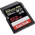 Pikkukuva 1 / 2: 512GB SanDisk Extreme Pro SDXC Class 10 UHS-I U3 V30 170/90MB/s