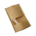 Miniatyrbild 4 av 5: Packpåsar i papper med fönster och zippstängning 50-pack