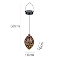 Miniatyrbillede 6 af 6: Solcellelampe LED-pendel