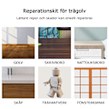 Miniatyrbild 2 av 4: Reparationskit för trägolv 16-delar