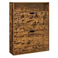 Miniatyrbillede 2 af 5: Skoskab med vendbare døre og åbent rum 80 x 24 x 102 cm - Rusti