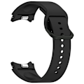 Miniatyrbillede 1 af 2: Silikonearmbånd til Samsung Galaxy Watch 6 - Sort