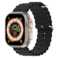 Pikkukuva 3 / 3: Ocean-ranneke Apple Watch Ultralle - 42/44/45/49mm, musta