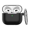 Miniatyrbillede 1 af 2: KeyBudz Elevate Series-cover med nøglering til Airpods 3 - Svart