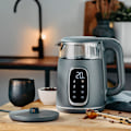 Miniatyrbillede 2 af 7: LED-kedel med temperaturkontrol 1,7L - Grå