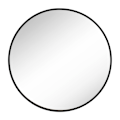 Pikkukuva 1 / 5: Peili Ø 61 cm, pyöreä, musta, kosteudenkestävä, alumiinikehys